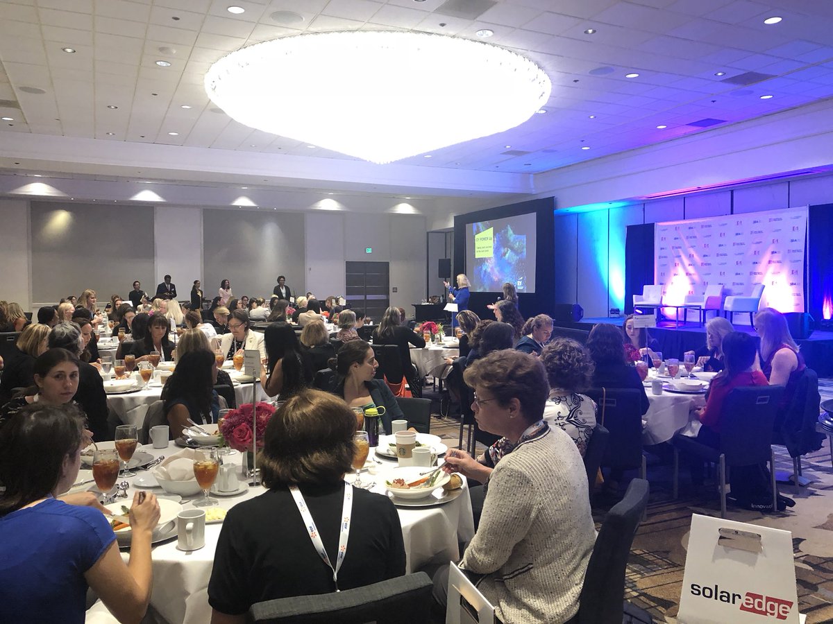 WRISEnergy's tweet image. Excited to be joining the @SPIConvention team at #SPICon #ESIcon for the Professional Women in Solar and Storage Lunch!