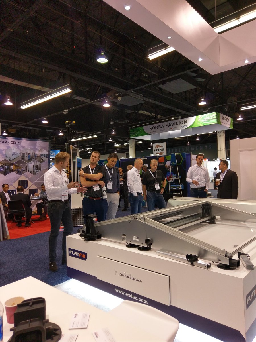 esdecUSA's tweet image. Lots of great conversations happening at Booth 378 @SPIConvention Come learn about our innovative  #Flatfix mounting system! #SPICon