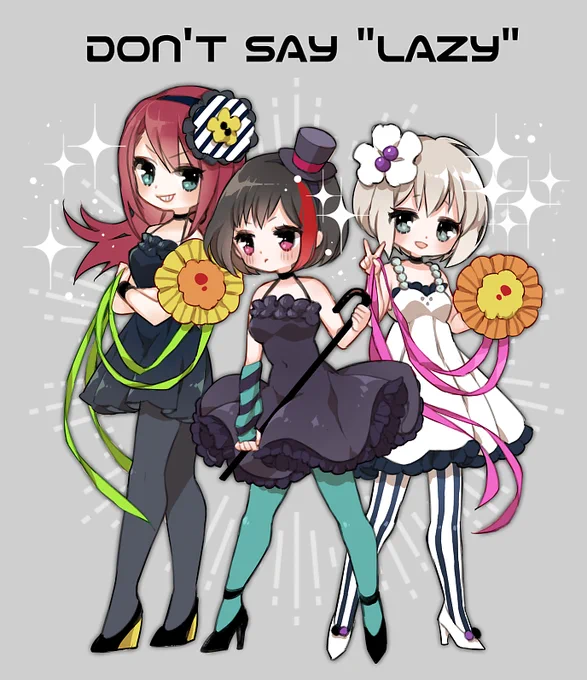 巴とモカちゃんが蘭ちゃんサンドイッチしてる構図が好きなんだけど思ったより描いてなかった🥪 