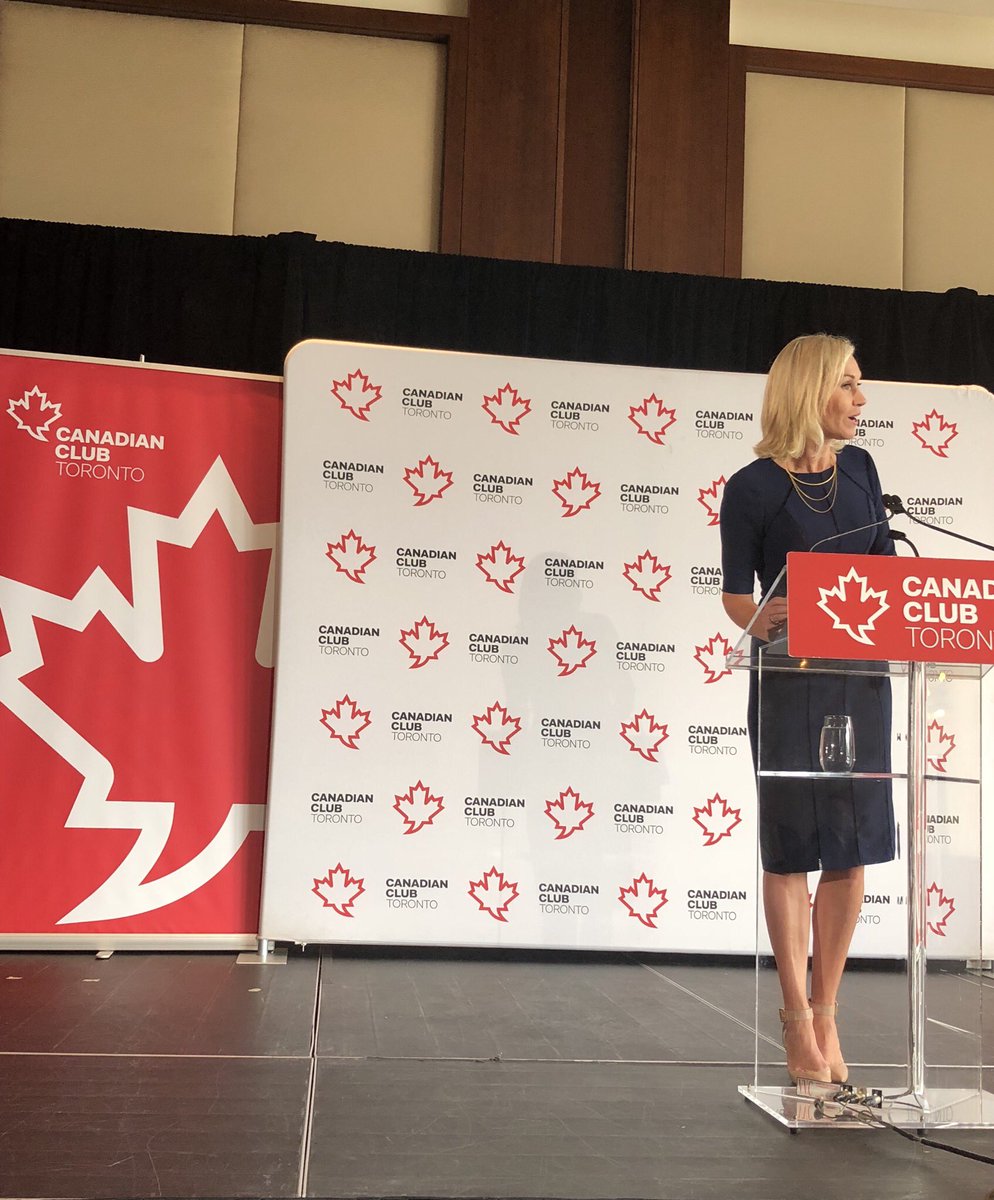 Toronto mayoral candidate <a href="/jen_keesmaat/">Jennifer Keesmaat</a> shares her ideas with the <a href="/CdnClubTO/">Canadian Club Toronto</a> on housing, transit, and community safety for the city of #Toronto. @CivicActionGTHA