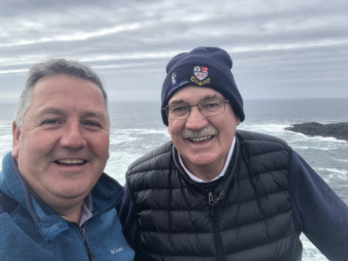 KearneyGD's tweet photo. Honored to be asked back to Kilkee GC, a place very dear to my heart. On site with Paddy McInerney, one of the most passionate golfing gents in the game, who SO loves his home turf. For any of you guys and gals out there who love their golf the old-school way, Kilkee GC is a must https://t.co/GG7UD3dA9s