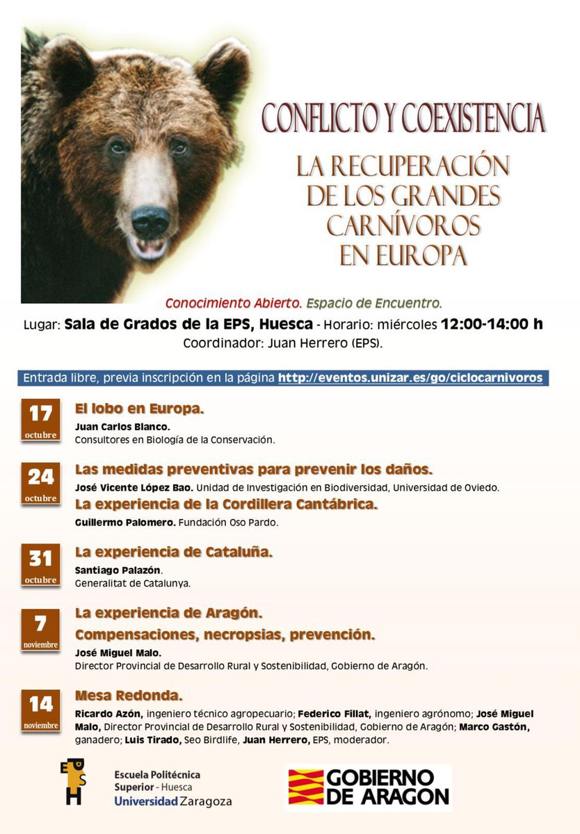 No son #aves...pero son conflictos similares a los que encontramos con los #buitres, #rapaces,... La convivencia entre el hombre y la fauna salvaje es la únoca solución posible.