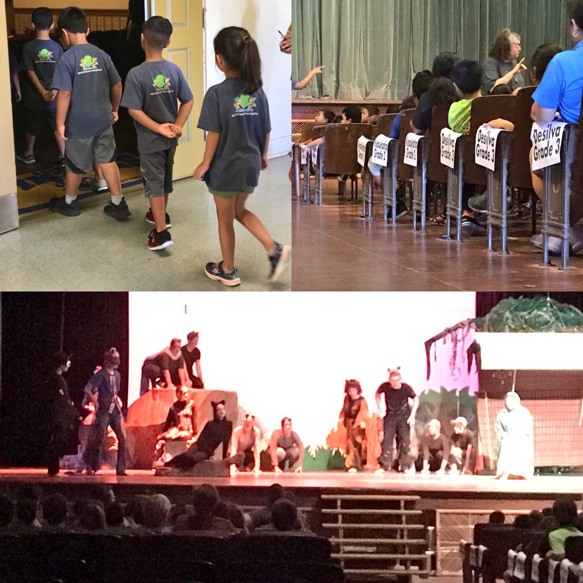 HiloHighSchool's tweet photo. Homecoming is not only for current & past, we celebrate #hhsVikingFuture as well! Glad to host our complex friends at the first showing of “The Jungle Book” by our #PerformingArtsProgram. We hope you all had a roaring great time! #hhsVikingPride https://t.co/Qr4ns7tKip