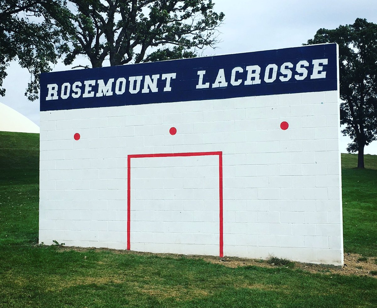 homegrownlax's tweet photo. Celebrating with a local wall, "almost done" they (@RHS_IrishLax) say. We want more, show us your wall we say! #WallBallWednesday #FindYourWall #HitTheWall #WallsOfLax Hash TAG us in it #GetchaRepsUp #ProjectSoftHands #MedicineGame #Repost #RosemountLacrosse https://t.co/EPoW8godoB