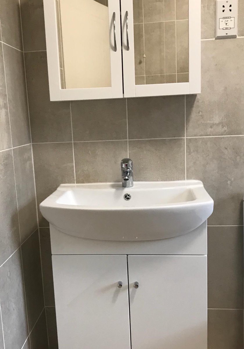 BathtekB's tweet photo. Low entry walk in shower, electric power shower, comfort WC (50mm higher than a normal WC) Towel radiator, Basin &amp; Cabinet, Tiled walls, new bathroom light. #HappyCustomer #keepingbusinesslocal https://t.co/ctUEJosqDk