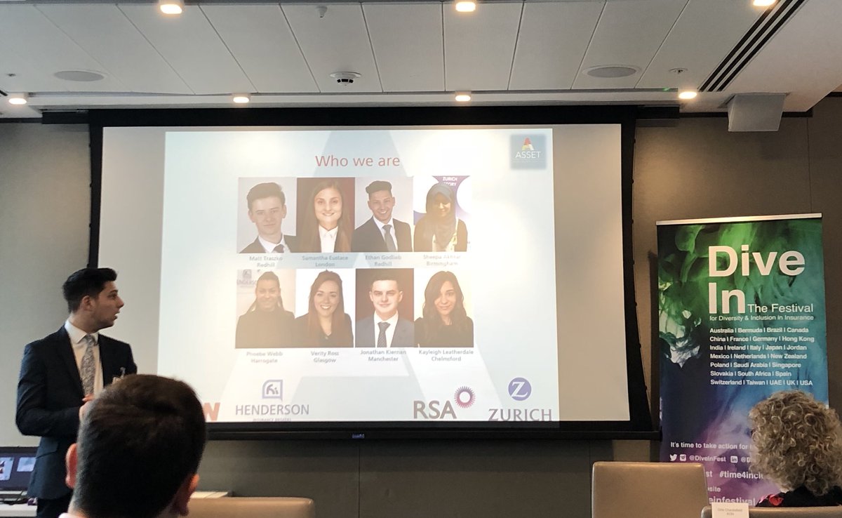 maren_burrowes's tweet photo. By far one of the most inspirational #DiveInFest events so far meeting the future generations of insurance. Thanks to @asset_ins for hosting tonight’s speed mentoring event #Time4Inclusion https://t.co/V5D6J4Usli