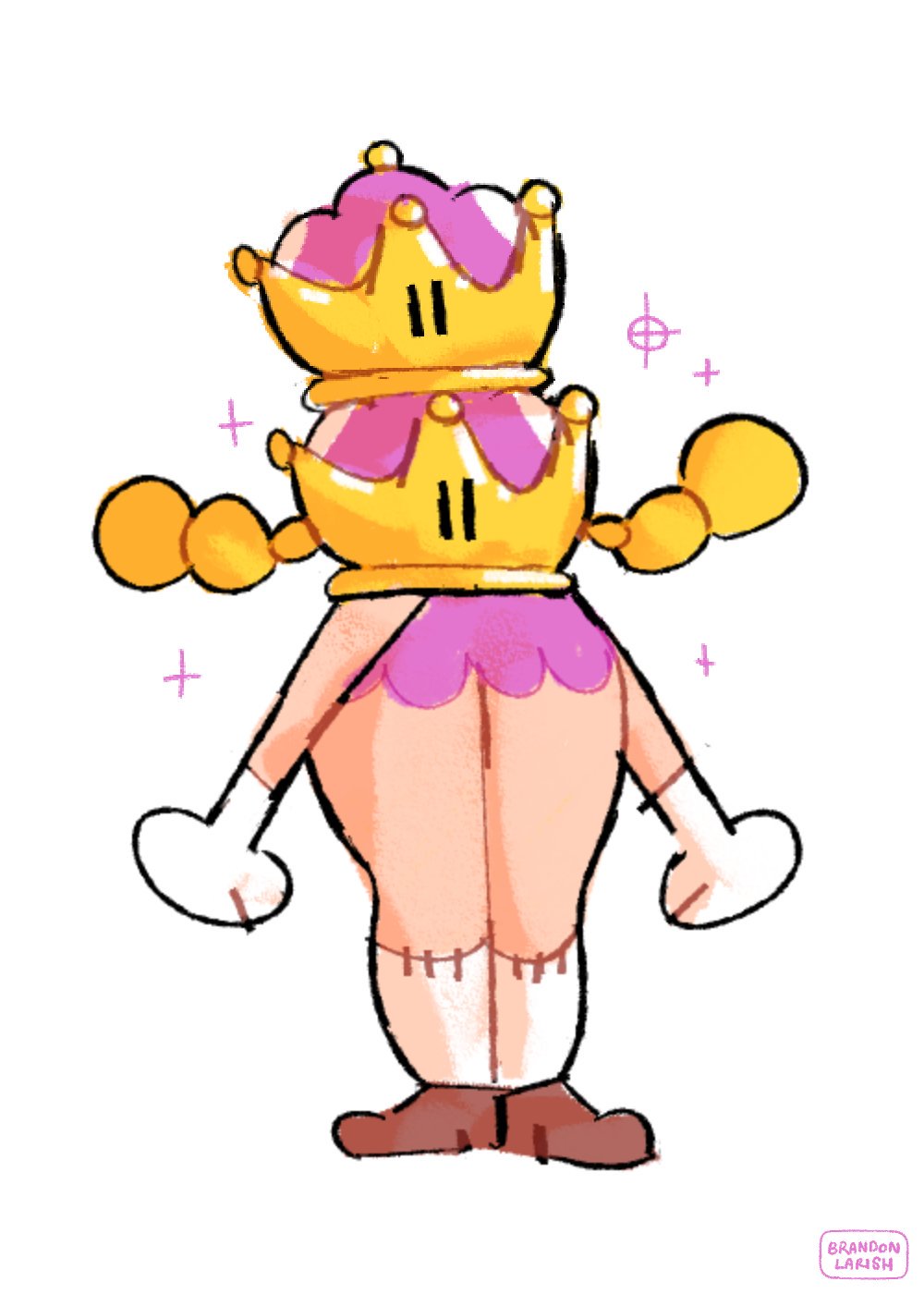 pranqon on X: you've seen #bowsette, but are you ready for super crownette?   / X