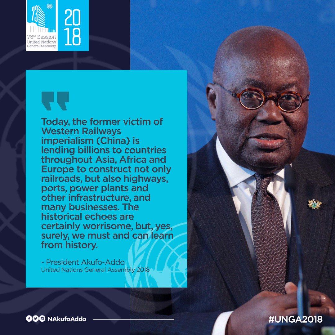 AmaOwareF's tweet photo. @NAkufoAddo We must and can learn from history #PresidentAkufoAddoSpeaks At #73rdUNGeneralAssembly2018 Kindly #FollowYourPresident https://t.co/YoJqaZaBex