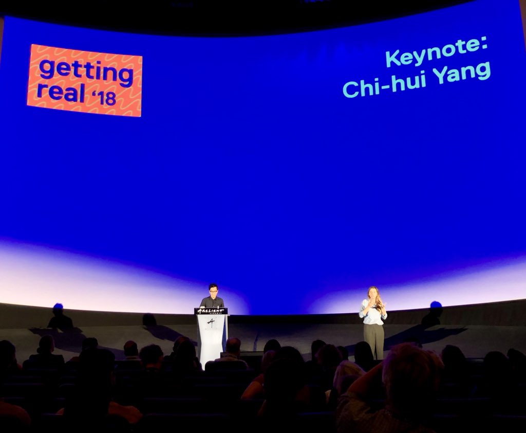 SLeoChiang's tweet image. Chi-hui Yang! Keynote! #DocsGetReal