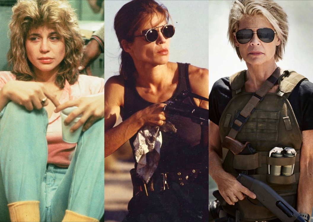 Evolution of a survivor ...

HL wishes a VERY Happy Birthday to Linda Hamilton . (Martyn) 