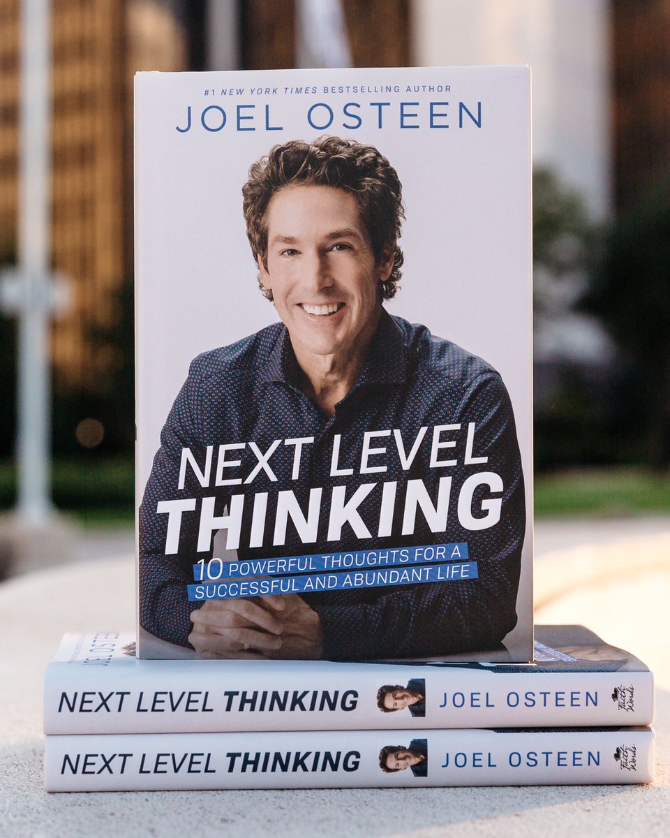lisaosteencomes's tweet image. I’m excited about my brother’s @JoelOsteen new book #NextLevelThinking! You can join us for services this weekend and get your copy @LakewoodChurch or pre-order it online at LakewoodChurch.com!