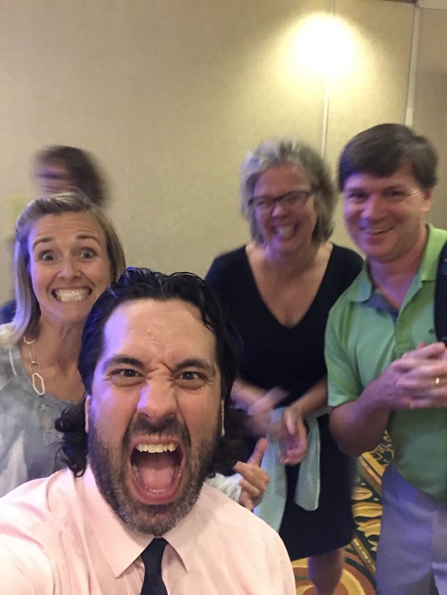lorilisai's tweet photo. .@gcouros might have the most #selfie fun of anyone @LUHSLancers @hennesss @JSRcleats Thx for the inspiring day #cvedcesa ! https://t.co/eLpEmyl954