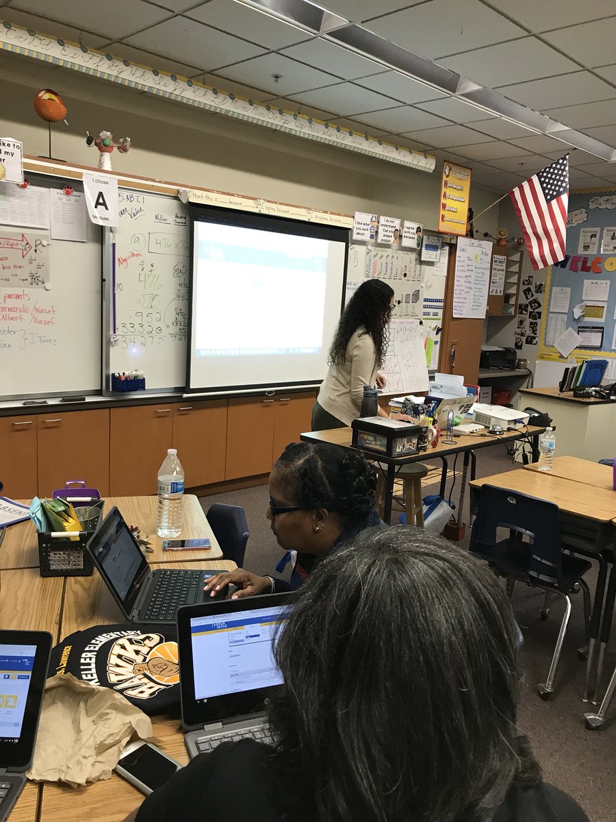 LUSDDigital's tweet photo. Another Wednesday, another great PD, successfully sharing @HMHCo #ThinkCentral #Journeys #GoMath &amp; @McGrawHillK12 @studysync assessments with the awesome educators @LynwoodSchools Keller Hawks! #EdTech #lusdtechtips #TeacherPD #wednesdayworkshop https://t.co/cAc6MOGtVv