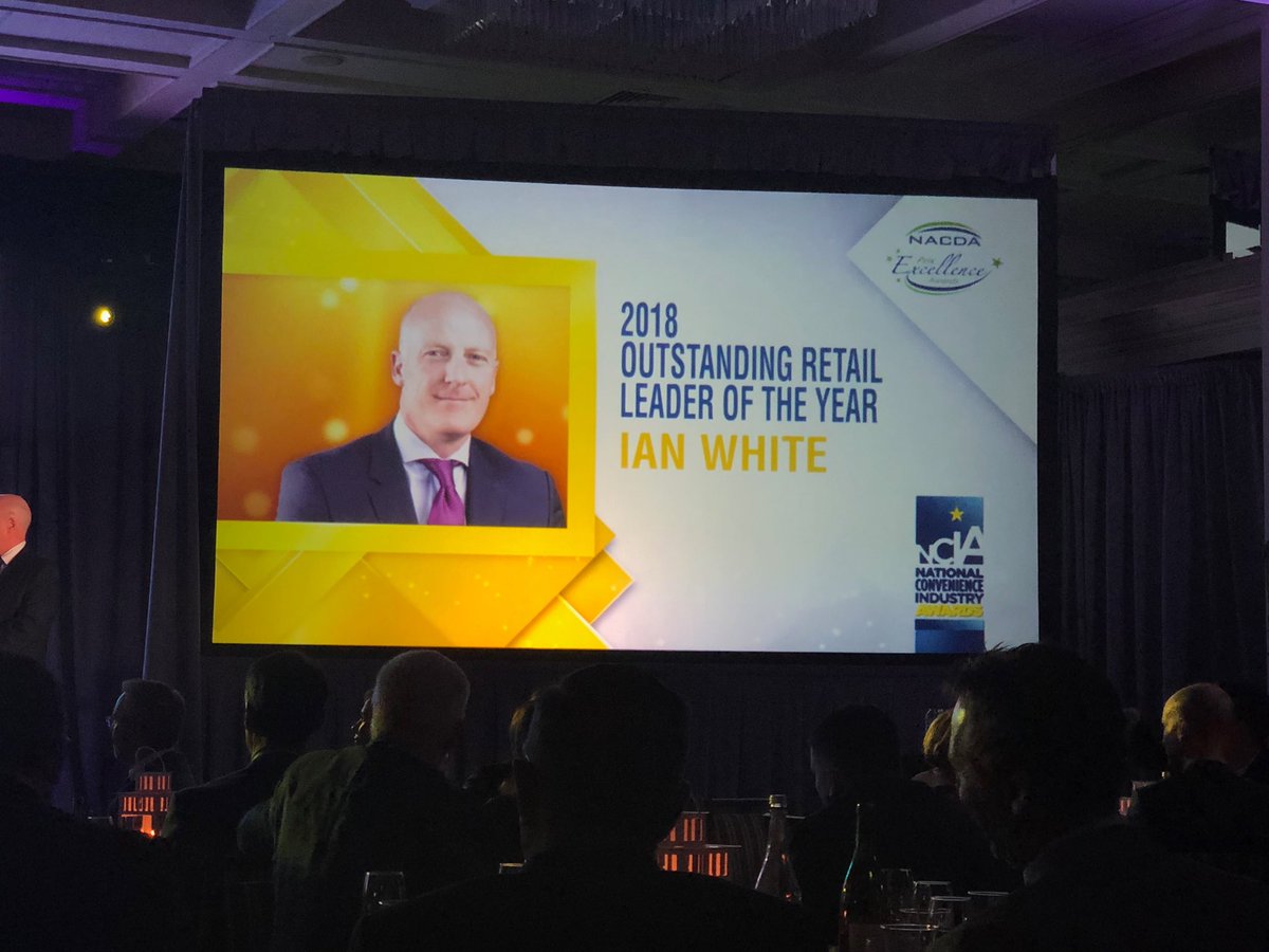 CanadianCstores's tweet photo. Congratulations to Ian White from ⁦@ParklandFuel⁩ on being recognized as the 2018 Retail Leader of the Year. #convenience #retail https://t.co/YG35zBDBX3