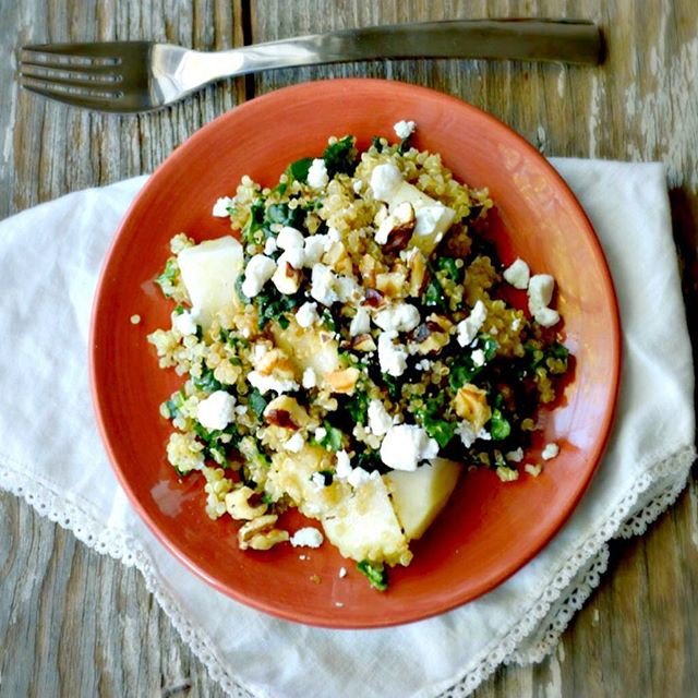 Doradimon's tweet photo. Reposting @teawithlatanya:
Yassssss!!!! Healthy is not only Sexy but yummy too 😋😋 Quinoa, kale, and pear salad

Whip up this https://t.co/jBWcNFFUvW