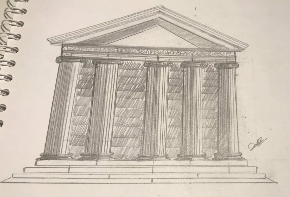 Diego_alexgtz's tweet image. #artarchwork #classicarchitecture  #architecturesketches #ancientgreek #architecture_students @uagoficial
Solo ignoren esto, es para una tarea gracias