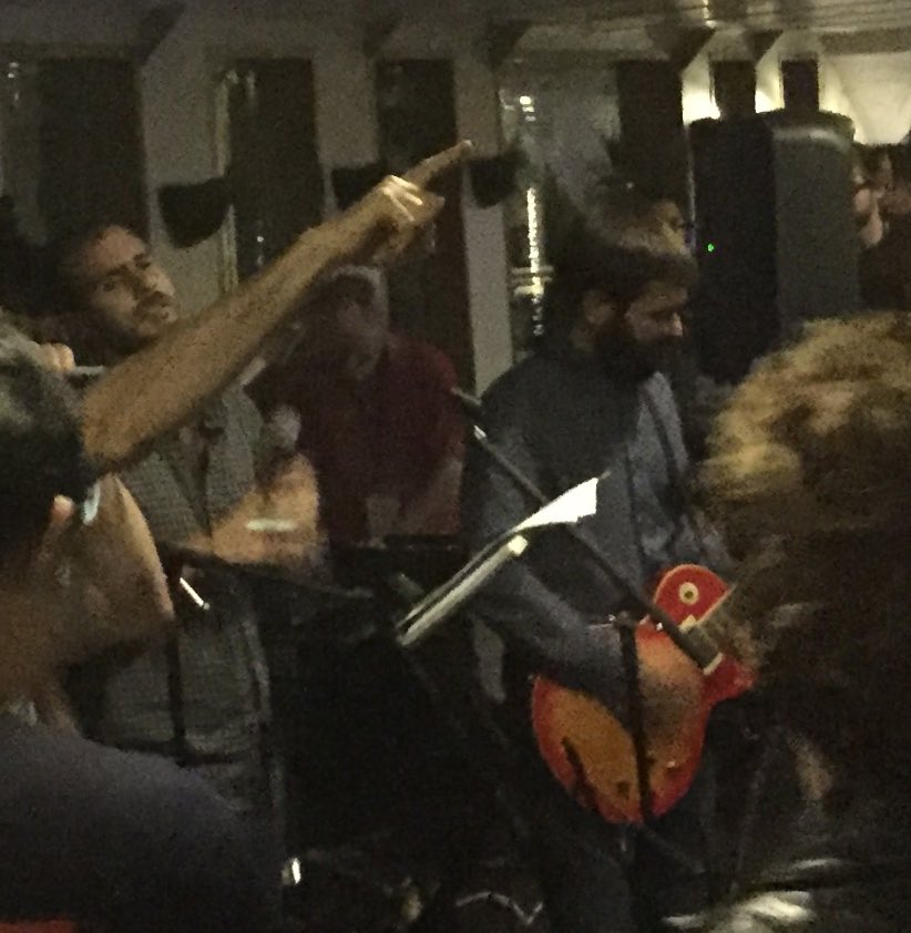 ismir2018's tweet photo. Incredible Jam session: Rage Against the Machine in the boat ! https://t.co/7EHne11OIN