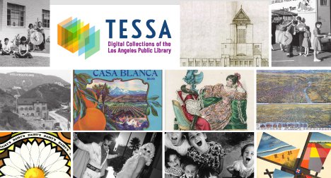 a collage of rare photos and illustrations held by the library