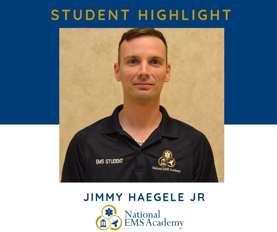 BecomeAMedicNow's tweet photo. This week's student highlight is paramedic student Kimmy Haegele Jr. Let's give him a round of applause for pursuing his goal of becoming a medic! #becomeamedic #ems https://t.co/8St8V6EwpZ