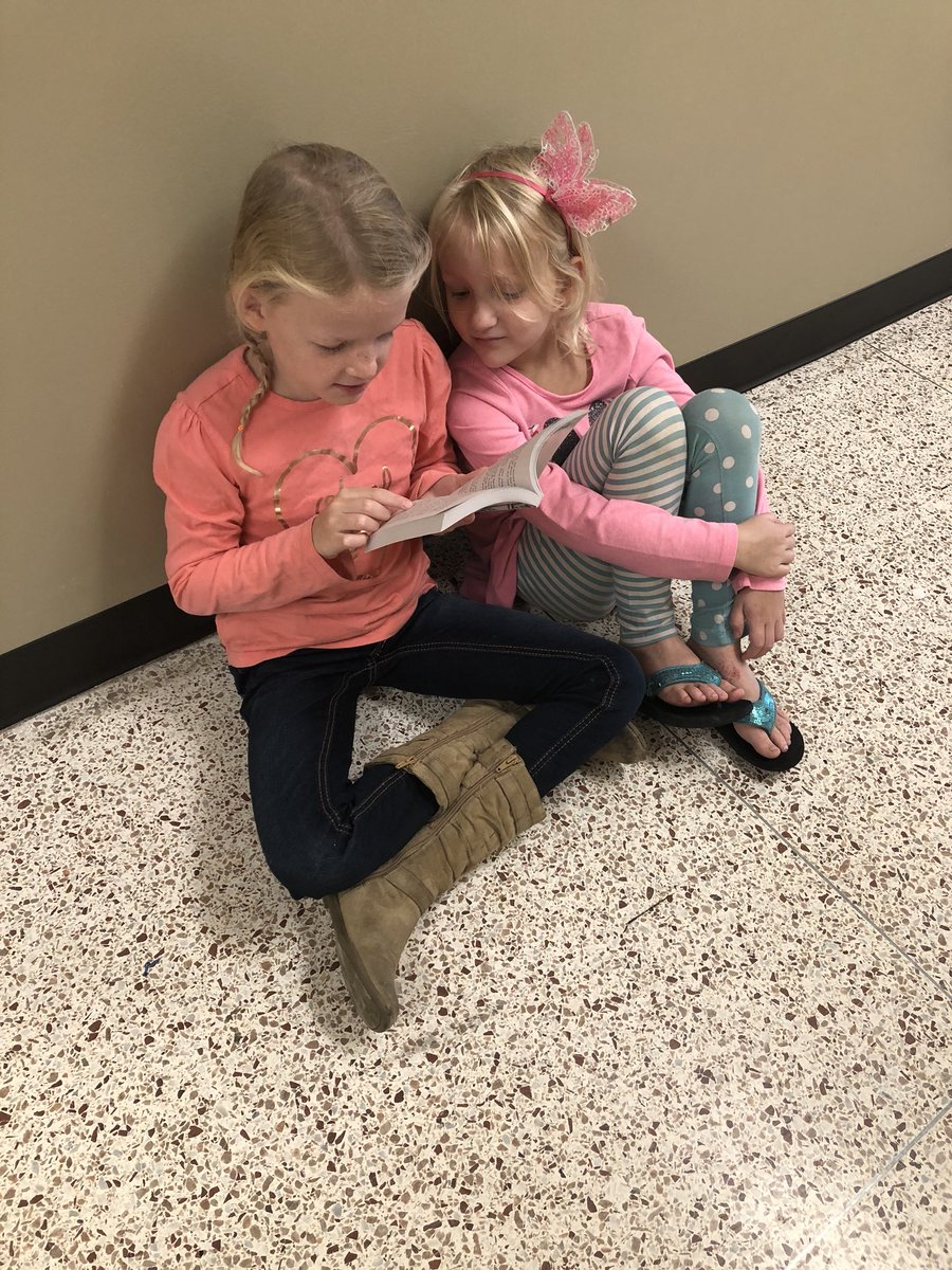 We enjoyed reading “The Lemonade War” to our 1st grade buddies today! Thanks <a href="/classjacksonfun/">Chelsea Jackson</a> for letting us read to you! #OneBookOneSchool #NewvilleCARES