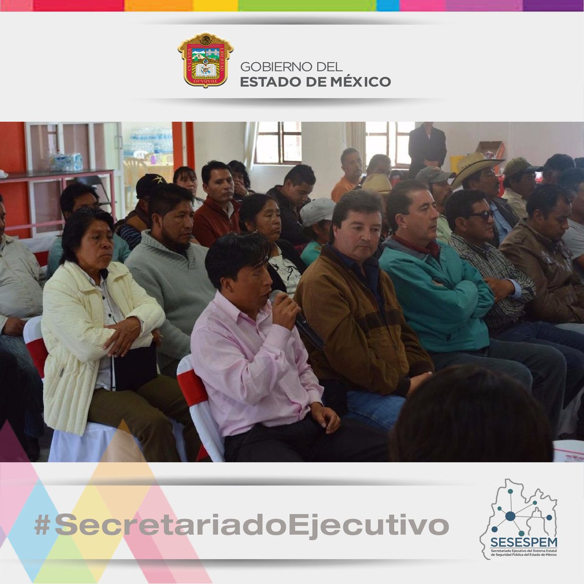 SecretariadoGEM's tweet photo. #SESESPEMInforma
En el marco de la XV Sesión de Consejo Municipal de SP @Eloromagico , se acordó realizar acciones para prevenir conductas antisociales en el Sector Educativo y también reforzar las acciones de seguridad en las comunidades https://t.co/nYKJK4EnVz