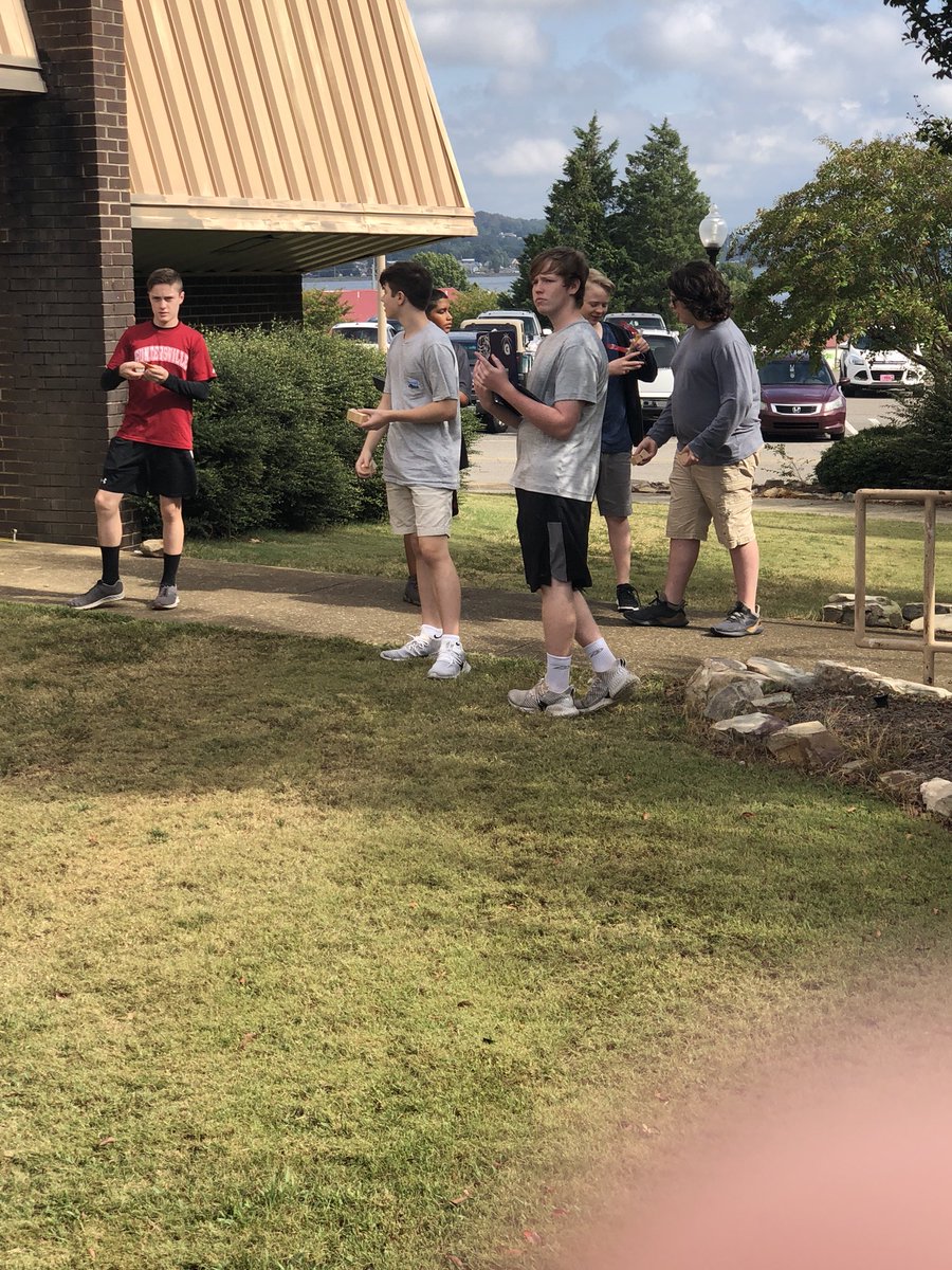 cobracrew's tweet photo. PLTW IWD class. We built ping pong ball launchers and tested yesterday! 10 meters was the best average distance. Should have measured height on a few! @GHSCareerTech #GoWildcats @GuntersvilleHS https://t.co/XqVkhrd2EX