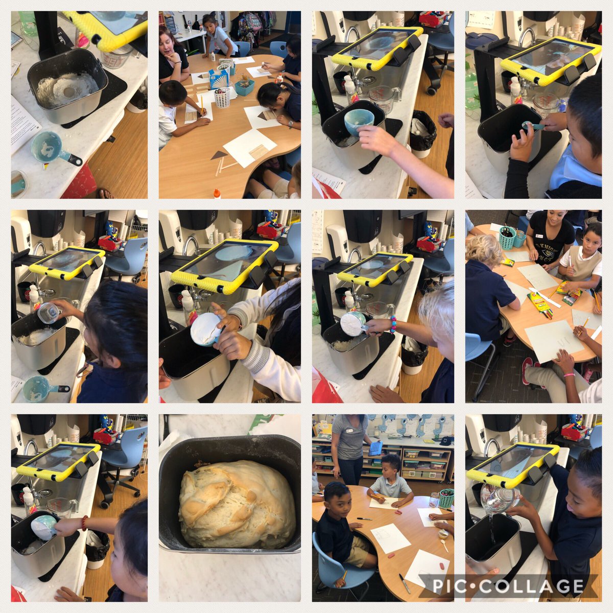 mpfg2007's tweet image. Concluding out Life Long Ago unit with bread making and fun workshops. #LifeLongAgo #bakingbread #freshbutter #WCSJoyfulLearning