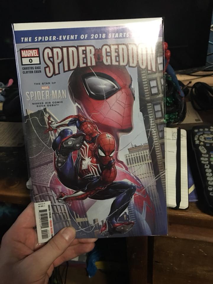 jdminette626's tweet photo. Had to pick up the release of @insomniacgames cover variants. Love that @MarvelGames and @Marvel did this. Looking forward to finding the rest. Hope I find the rest. #SpidermanPS4 #InTheComics #HumbledToHaveBeenAPart https://t.co/zU6X4ZwODf