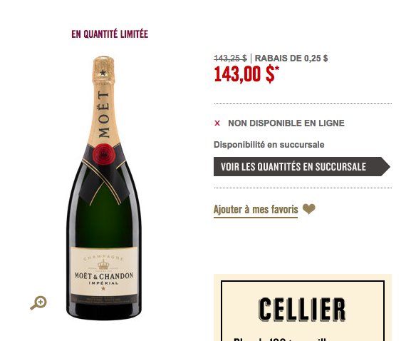 Vite! Ruez-vous sur ce formidable rabais de la SAQ! C'est presque 0,2% de moins!