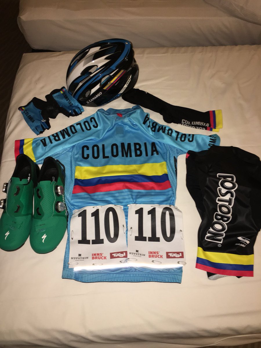 david_camargo17's tweet photo. Todo listo para mañana salir a darlo todo por mi país🇨🇴, será un mundial bastante exigente pero muy especial para mi carrera deportiva.
Agradezco a todas las personas que creen en mi y me dan su apoyo🙏🏻
#wiancyclingcommunity #newworldcycling #embodimentcycling #iamspecialized https://t.co/9xd8ymTrsg