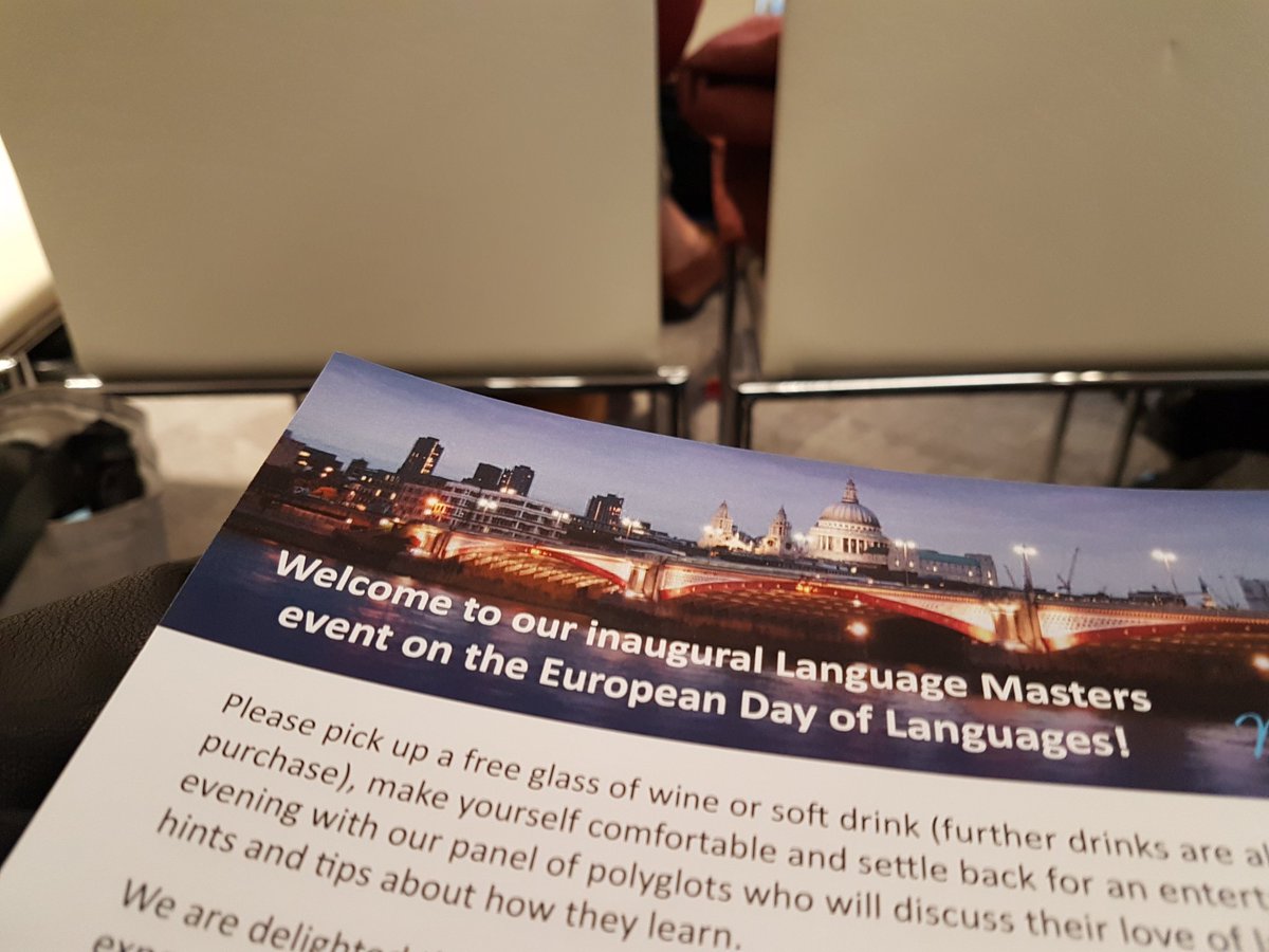 DaniCarlucci's tweet photo. What a night indulging in a shared love of languages. Feeling motivated to step up my skills thanks to these language masters 👇🏼 #coeEDL #languagemasters18 https://t.co/3DB3cY3Go3