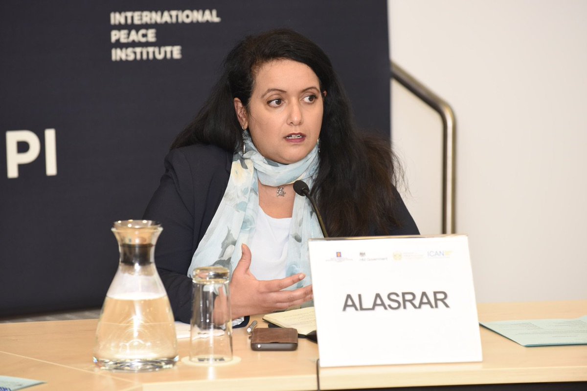 Fatima Abo Alasrar (@YemeniFatima), Senior Analyst, @ArabiaFdn: Women hear  to much about women being around the table. But are they #participating  meaningfully?