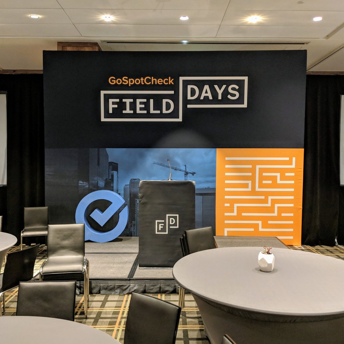brennangilbert's tweet photo. The theme of this year's @GoSpotCheck Field Days (our user conference) was Level Up. Safe to say, the conference #brand helped bring that to life 🤙 Excited to share more soon; so proud of the team + our partners 🙌 #fielddays2018 https://t.co/7805ryqKkF