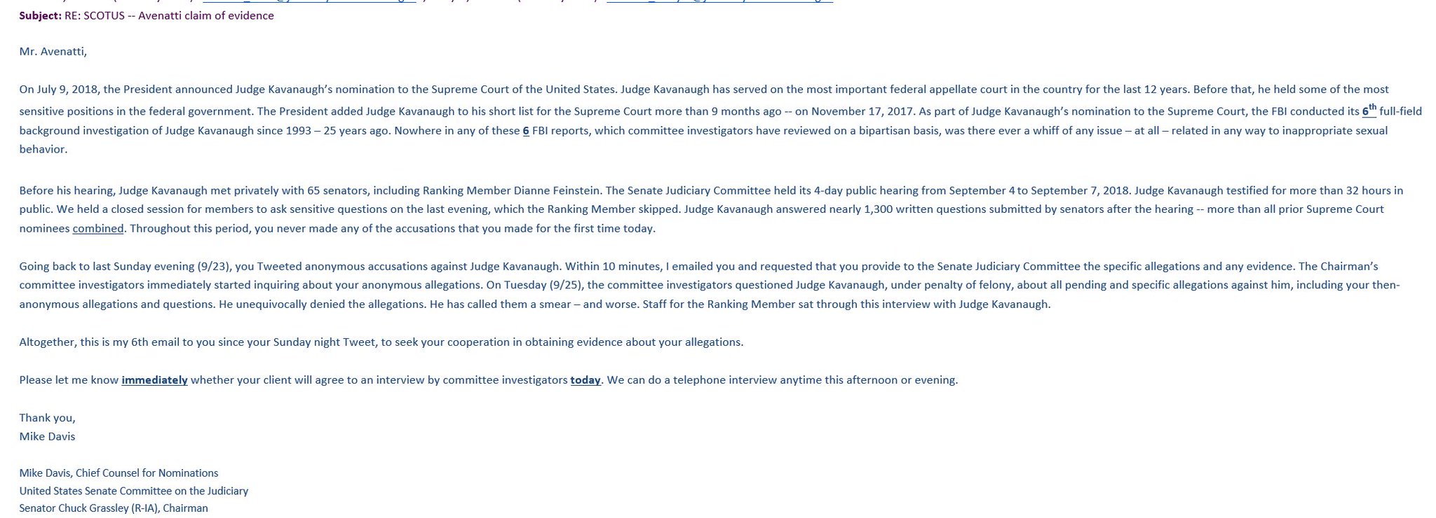 Margot Cleveland on Twitter "Mike Davis deserves a raise! As part of