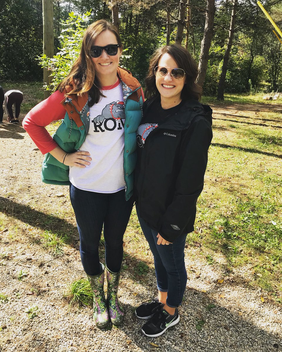MrsPotterack's tweet photo. 2nd year of 6th Grade Camp together! #ROMS18Camp #coteaching https://t.co/q8V6BOnSNL