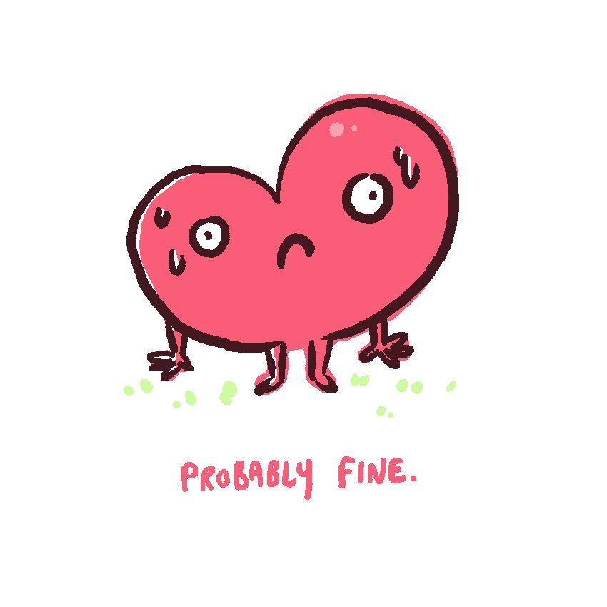 DeanDobbs's tweet photo. drew this the other day cause i was feeling anxious

still anxious

now that’s an excuse to share it on twitter if i’ve ever seen one https://t.co/OYeT3SN235