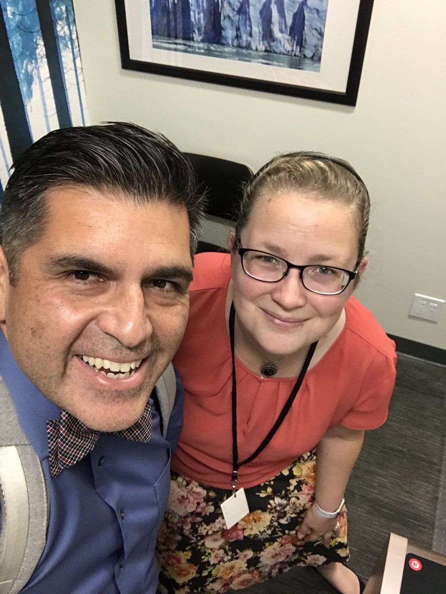 teachusingtech's tweet photo. What a treat it was to run into my old #bwbobcats colleague and friend @hollybsteele @OCDeptofEd https://t.co/G3k9w8JgwN