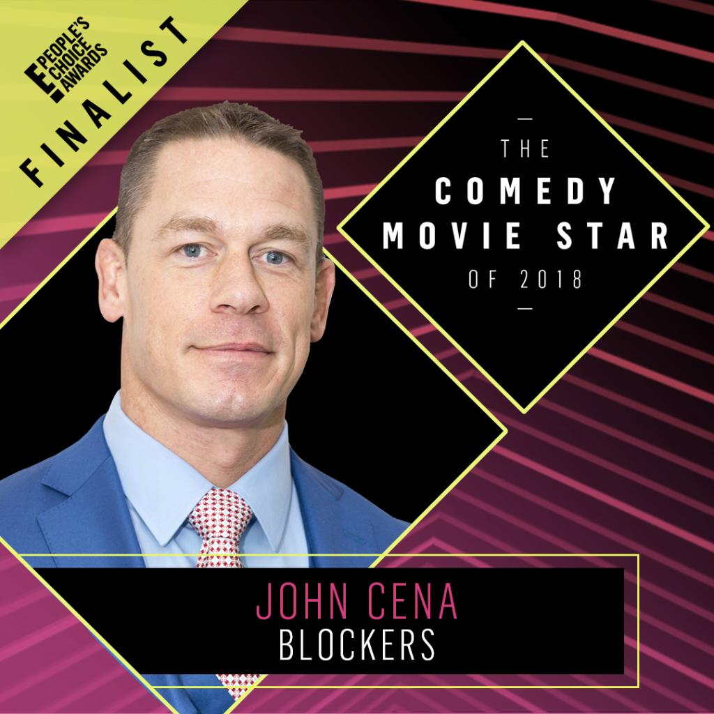 John Cena is nominated for an E! People’s Choice Award. Vote now using all 3 -: #PCAs #JohnCena &amp; #TheComedyMovieStar  (all in the same post). 25 votes per person per day! Click for More Info. (link to)pca.eonline.com