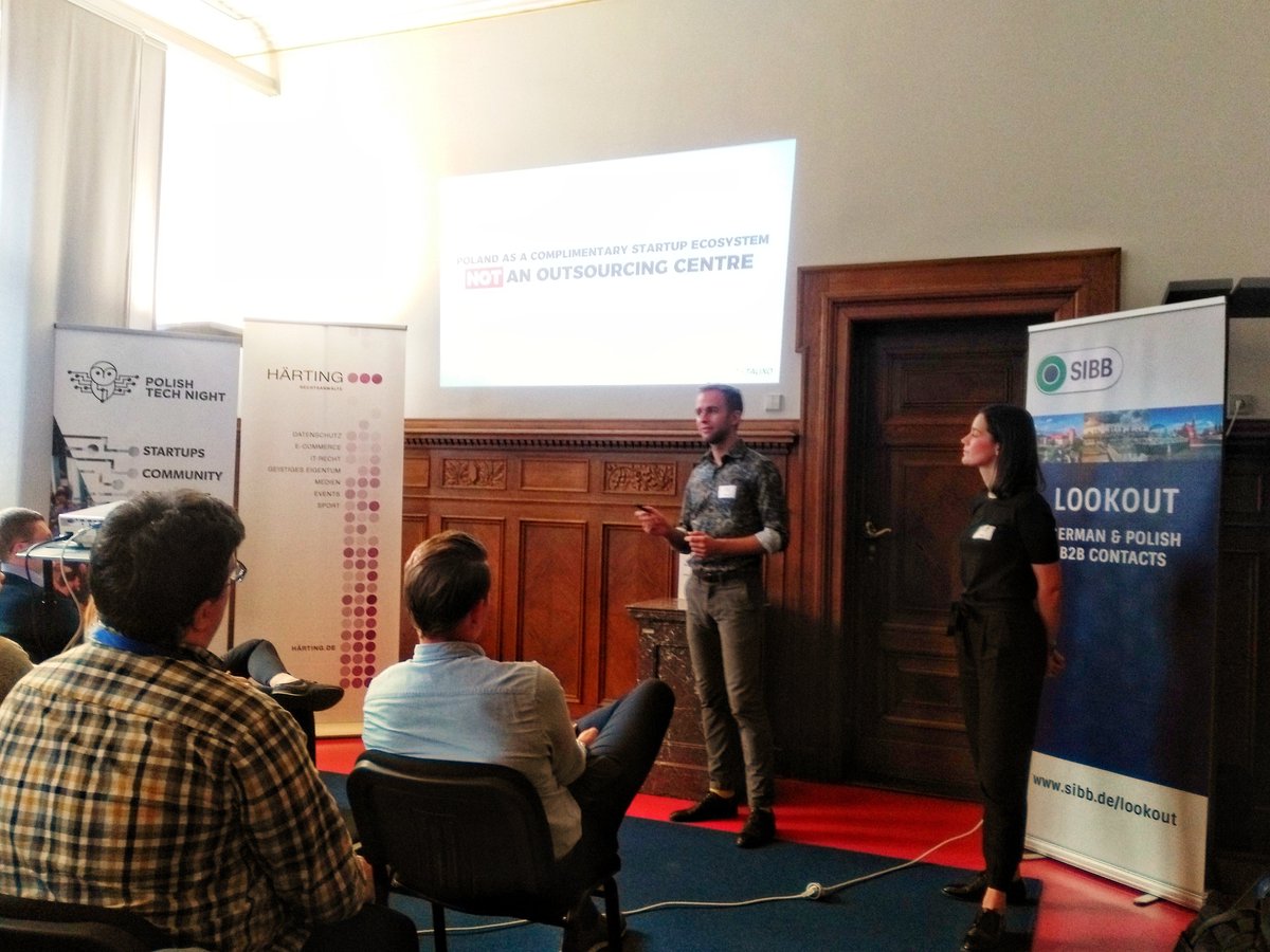 PolishTechNight's tweet photo. Day1 @PolishTechNight is over! Thank You, dear Guests, for showing up at our Workshops!We hope you learned a lot about the German market &amp; beyond. Special Thanx to our mentors: @BerlinPartner @haerting @neufundorg @WestTechVC @GoSilicon @talixocom @PIABO See tomorrow on the tour! https://t.co/Wnc1VWQTMz