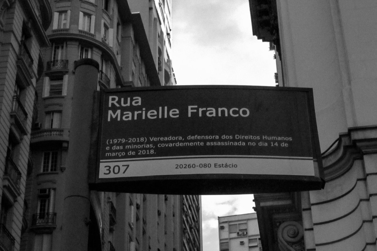 PRESENTE!
Rua Marielle Franco, Centro do Rio de Janeiro