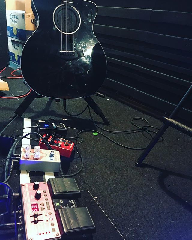 Gear up! #gear #musician #acoustic #guitar #singer #mannequin #noose #instalife #livemusic #video #music #band #musicphotography #photo #redcamera #gigphotography #rock #taylor #slowmotionsuicide #awesome #gibson #335 #gig #merch