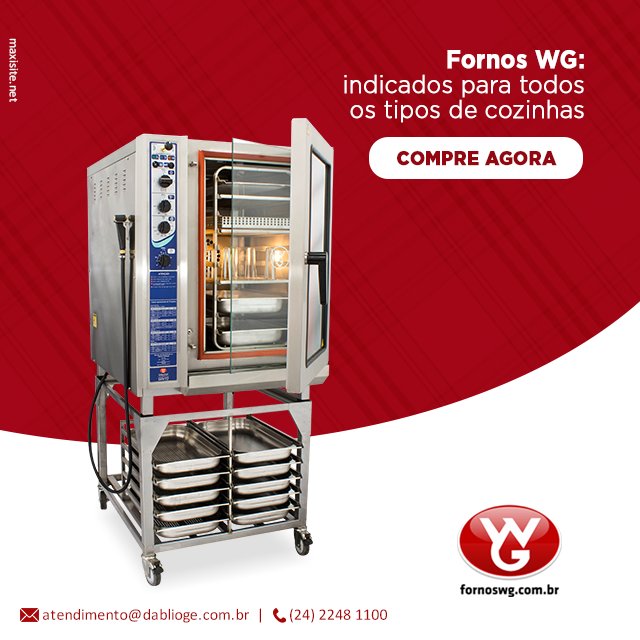 fornoswg's tweet photo. A principal característica dos Fornos Combinados WG é o eficiente sistema turbo que distribui ar forçado, na câmara hermeticamente fechada, em combinação com o vapor constante e programável. Ideal para quem busca funcionalidade, economia e agilidade pra sua cozinha industrial! https://t.co/8XY9oHUgZi