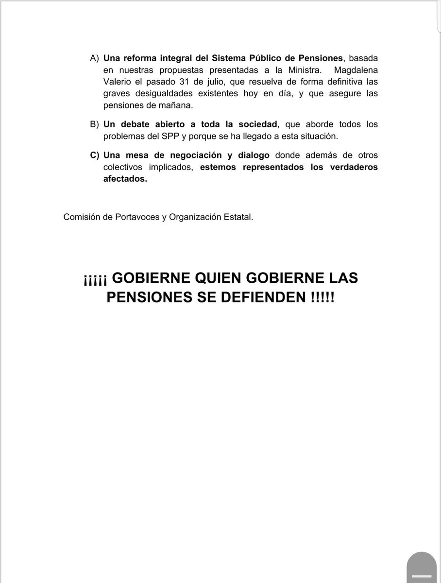 ⭕🔊VALORACIÓN SOBRE EL PREACUERDO QUE SE HA DADO EN EL DIA DE HOY 26 DE SEPTIEMBRE EN  LA COMISIÓN DEL PACTO DE TOLEDO REFERENTE A LA SUBIDA DE PENSIONES SEGÚN IPC REAL
#IPCesIPC 
#IPCxLEY 
👇🏼