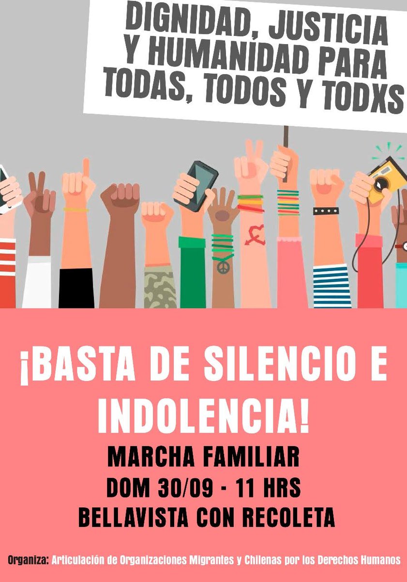 Londres_38's tweet photo. Este domingo 30 de septiembre, más de 100 organizaciones marchamos por justicia y derechos #NoMasRacismo https://t.co/8Uowb3swfN