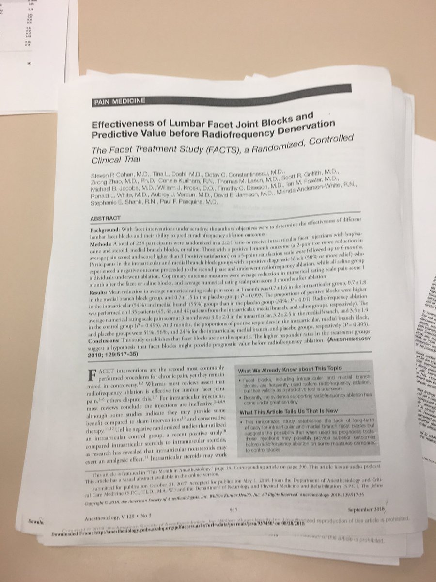 AlexDresslerMD's tweet photo. Discussing interesting articles with #upmcpainmedicine @mattdrakeley @AnnaLCarpenter #journalcub @dr_tinadoshi https://t.co/kctwA3guK8