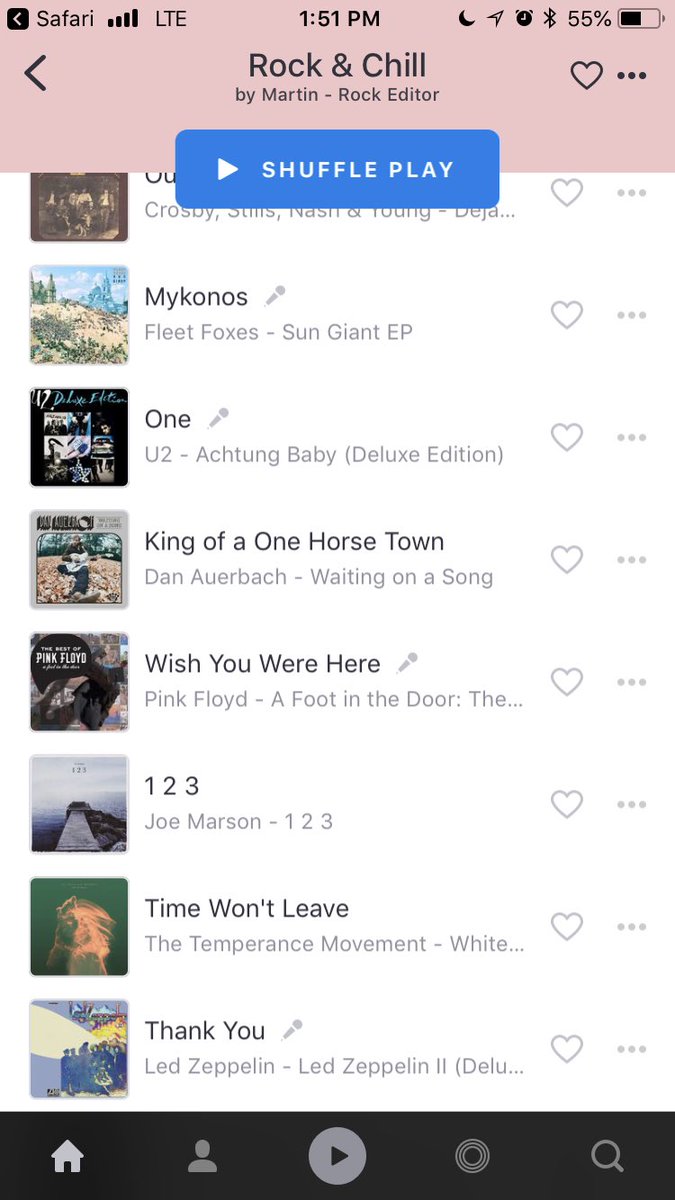 Thank you for sharing 123 with your 160,000 “rock and chill” playlist fans Deezer! bit.ly/2xGBfRg