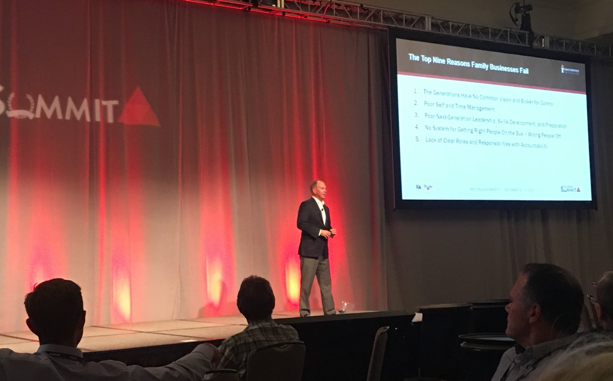 RemodelersAdvan's tweet photo. To avoid inter-generation bickering in family-owned businesses, you have to have a common vision, says Wayne Rivers. #REX18 #RemodelersSummit2018 #RALegacy https://t.co/xwdAg6OqpN