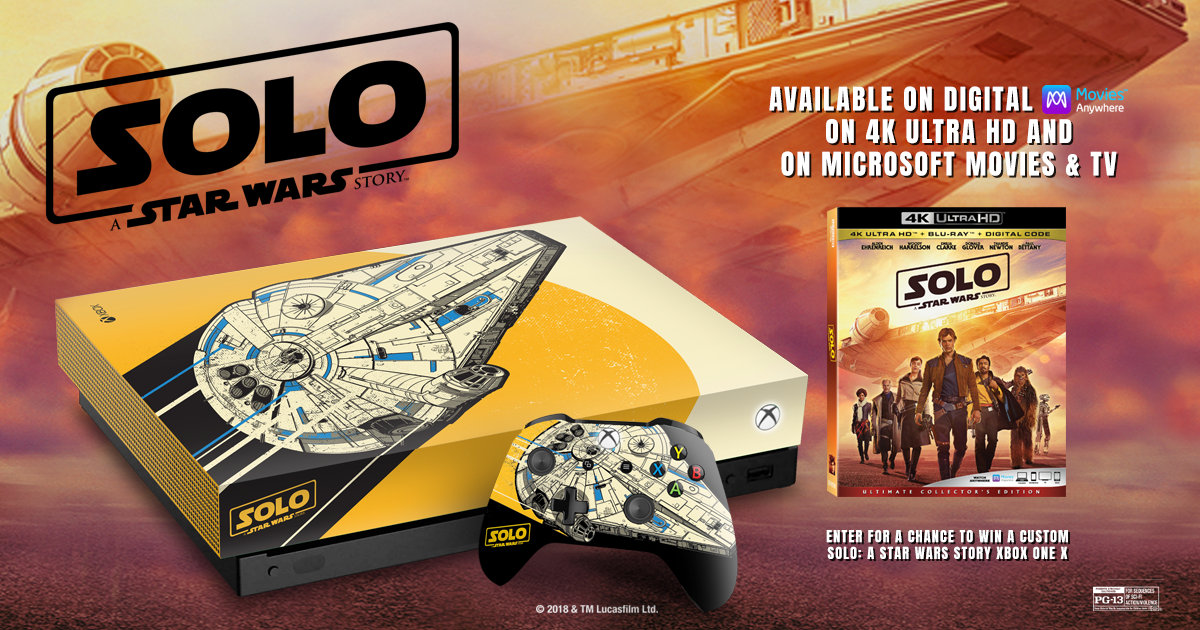 Enter to win a Xbox One X Solo Custom Console Sweepstakes bit.ly/2xMZY6z