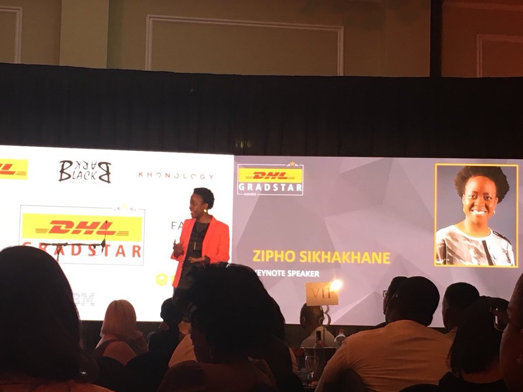 JulianTDaniels's tweet photo. Inspired at the #GradStar2018 Gala dinner! Amazing keynote speaker @ziphosikhakhane teaches us to never give up and to remain authentic. @GradStarSA https://t.co/nrqgQ9FdQH