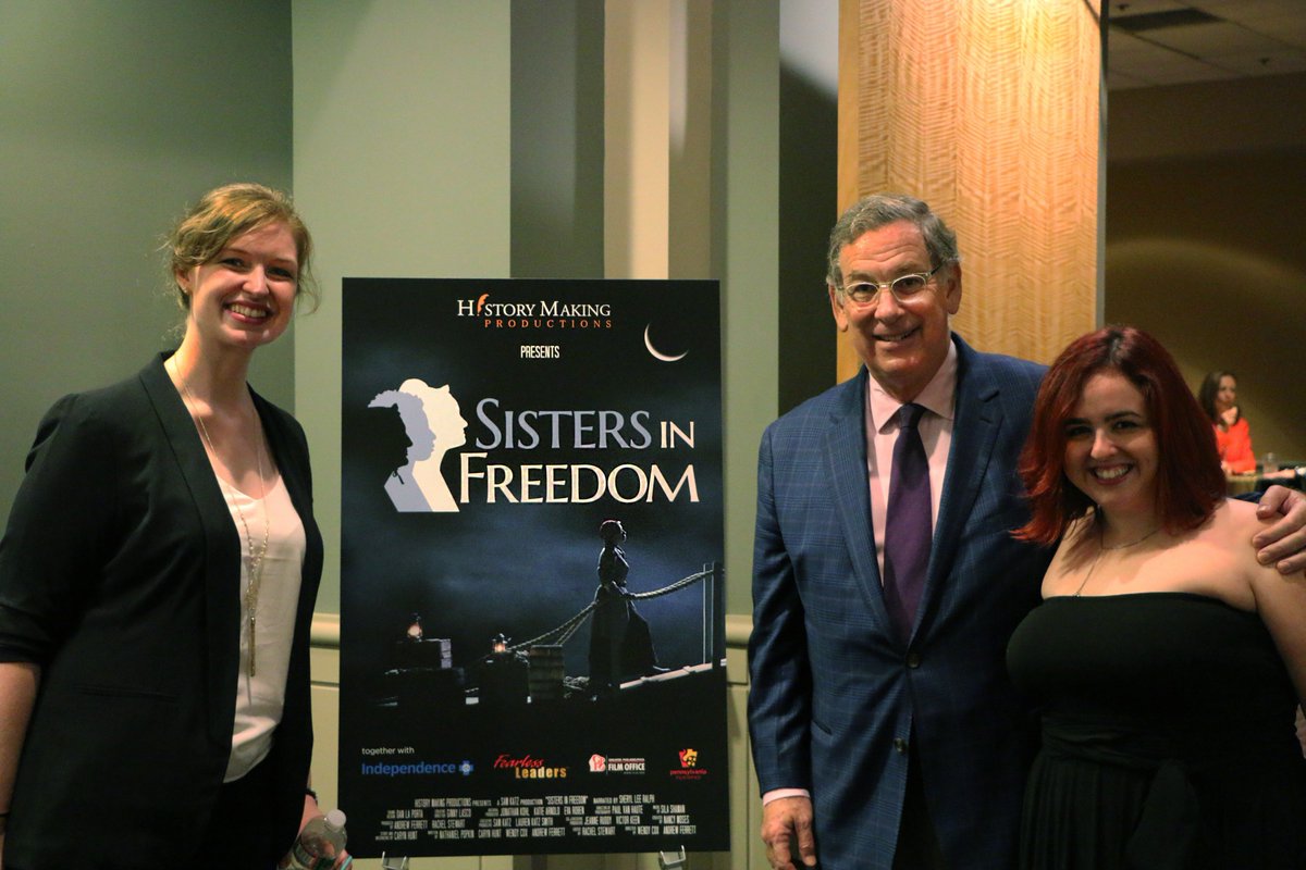HistoryofPhilly's tweet photo. Last night was the premiere of our latest documentary, Sisters in Freedom! Our latest film tells the extraordinary story of the women of Philadelphia who worked together to abolish slavery and fight bigotry. Thank you to everyone who came out and celebrated with us! #HMP10 https://t.co/BrconUaxIm
